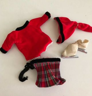 Vintage Vogue Ginny Doll 1956 Tagged Ice Skating Outfit