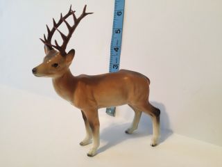 Vintage Porcelain Bone China Buck Deer With Antlers Figurine