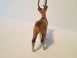 Vintage Porcelain Bone China Buck Deer With Antlers Figurine 4