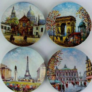 Set Of 12 Porcelain Plates Limoges Premiere Limited Edition France Louis Dali