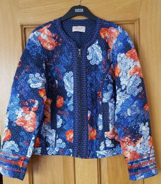 Marks And Spencer M&s Per Una Ladies Womens " Bomber " Jacket Size 16.