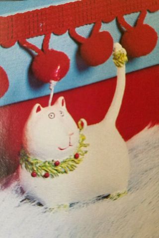 Krinkles Patience Brewster LIGHTBULB Fat Cat Ornament Dept 56 2