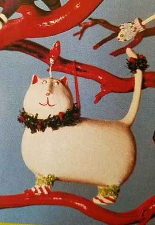 Krinkles Patience Brewster LIGHTBULB Fat Cat Ornament Dept 56 3