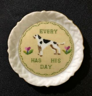 Ardalt Lenwile Vintage Trinket Dish Ring Dish Every Dog Has His Day