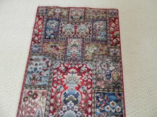 Vintage Crossley Sultana Woven Axminster Floral Vintage Hall Rug Runner Carpet 4