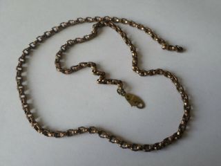 Antique Late 19th Or Early 20th Century 21 " Or 53 Cm Chain Replacement Clasp