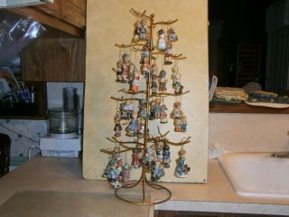 Hummel Goebell " Christmas Ornaments " Tree Set
