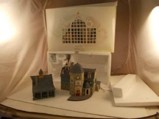 Department 56 Seasons Bay Street Shops 1st Edition Set Of 2 Lighted Building