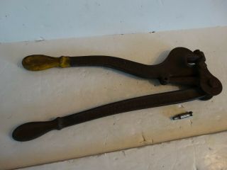 Antique Whitney Metal Punch Tool W/die No.  7 Industrial Pat.  6 - 24 - 18 Rockford Ill