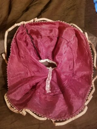 Vintage Burgundy Petticoat Slip For 18 