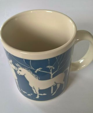 Papel Barnyard Animals Blue Horses Mug