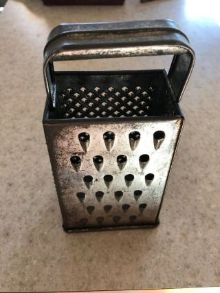Antique Tin Cheese Grater