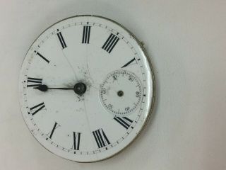 Antique " Swiss Made " Cylinder Pocket Watch Movement Buy It Now £10.  00