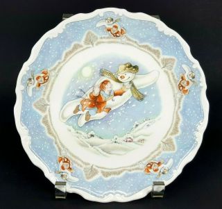 Royal Doulton Plate - The Snowman - Walking In The Air - 1 First In Series 1985
