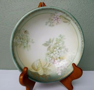 Rs Tillowitz Silesia - Antique Hand Painted Porcelain Footed Bowl