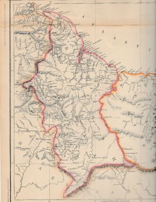 c1863 Two Large Antique Maps - British,  French & Dutch Guiana - J.  W.  Lowry 4