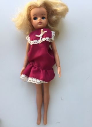 Vintage Blonde Sindy 2 Gen 1077 33055x Doll Marx Poseable 11 "