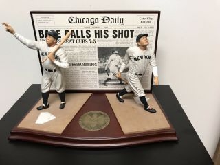 Danbury Baseball Greatest Moments Babe Ruth Calls His Shot Display Nr