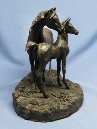 Lanford Monroe Horse Sculpture Remington Style Bronze – The Young Stallion 3