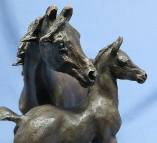 Lanford Monroe Horse Sculpture Remington Style Bronze – The Young Stallion 4