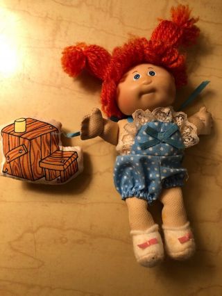 Vintage Cabbage Patch Kids Pin - Ups Club House 1983 Pin - up Two Rooms 1 Red Doll 5