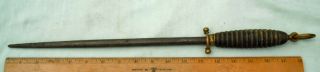 Antique ARROW BRAND Adolph Blaich San Francisco Butcher ' s Steel made in Germany 2
