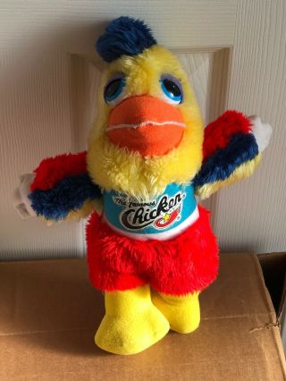 Vintage 1985 The Famous Chicken Plush Stuffed San Diego Padres Baseball Mascot