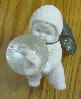 Dept 56 Snowbabies My Guardian Angel Figurine Snow Globe In The Box 2002