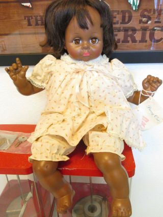 Vintage Madame Alexander African American Pussy Cat Doll With Tag