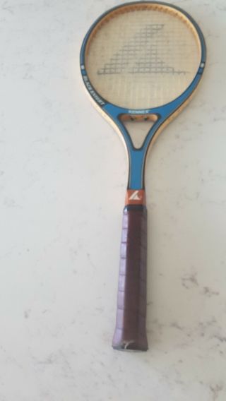 Vintage Kennex Black Knight Wood Tennis Racquet Usa Made