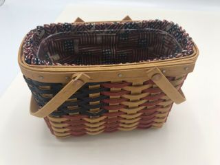 Longberger Collector’s Club Handwoven Basket/2002