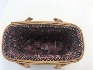 LONGBERGER COLLECTOR’S CLUB HANDWOVEN BASKET/2002 2