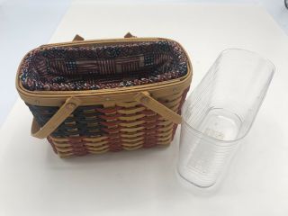 LONGBERGER COLLECTOR’S CLUB HANDWOVEN BASKET/2002 4