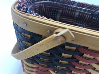 LONGBERGER COLLECTOR’S CLUB HANDWOVEN BASKET/2002 5