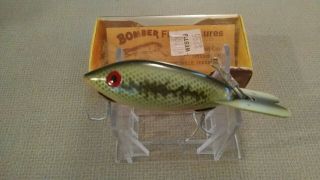Vintage Bomber Fishing Lure (with Paper Insert)