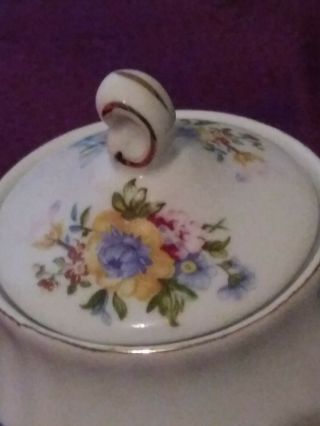 Antique Reflections by J.  Godinger & Co Sugar Bowl & Royal Staffordshire Creamer 5