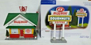 Dept 56 Snow Village Krispy Kreme Doughnut Shop - 55071