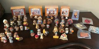 50 Hallmark Thanksgiving Merry Miniatures,  4 Lapel Pins