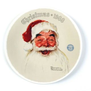 Norman Rockwell 1988 Christmas Plate Santa Claus St.  Nick Limited Edition