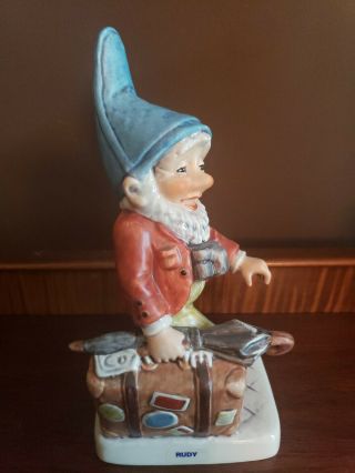 Goebel Co - Boy Gnome Rudy The World Traveler.  1982