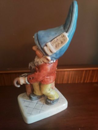 GOEBEL CO - BOY Gnome RUDY THE WORLD TRAVELER.  1982 3