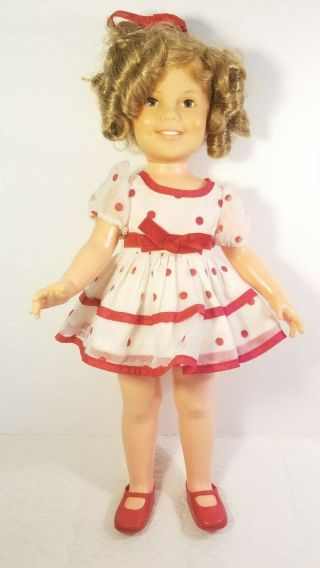 Vintage 1972 Shirley Temple 17 " Doll By Ideal Toy Corp.