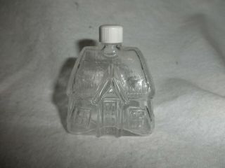 Vintage Glass House Candy Jar 2 1/4 Inches Miniature