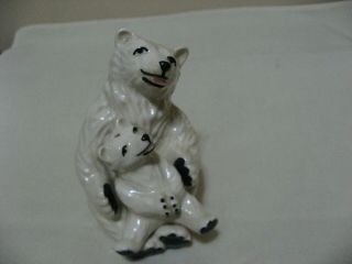 Madison Ceramic Art Studio White Bears Salt Pepper Shakers