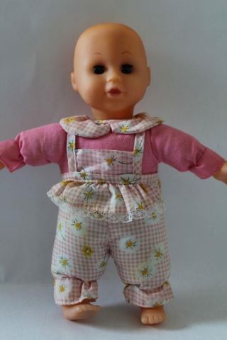 Vtg Lovee Doll & Toy Co Cloth/vinyl Sleepy Eyes Newborn Baby Doll 11 " (x10)