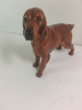 Vintage Royal Doulton Dog Figurine Irish Setter Hn1055
