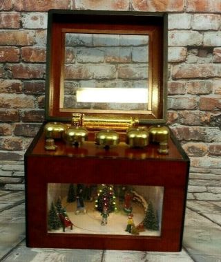 Mr Christmas 50 Songs Animated Concertina Music Box With Real Brass Bells