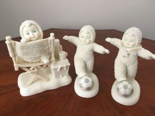 Soccer Snowbabies (1) " Sitting In Mom 