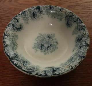 Alfred Meakin Ormonde Antique Flow Blue Cobalt And White 6 " Bowl