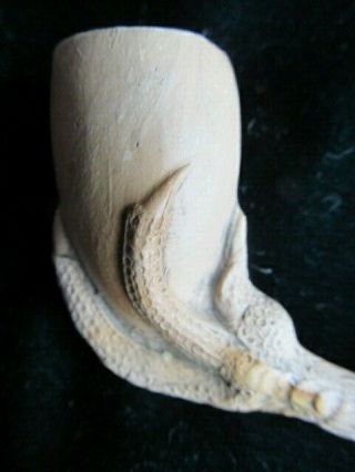 Antique Complete Clay Pipe - Bird 